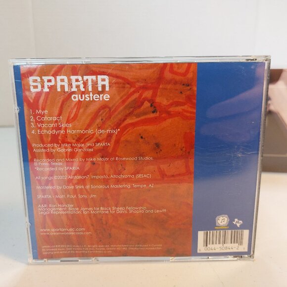 Sparta ~ Austere,  Wire Tap Scars (Music CD, 2002) - Picture 3 of 5